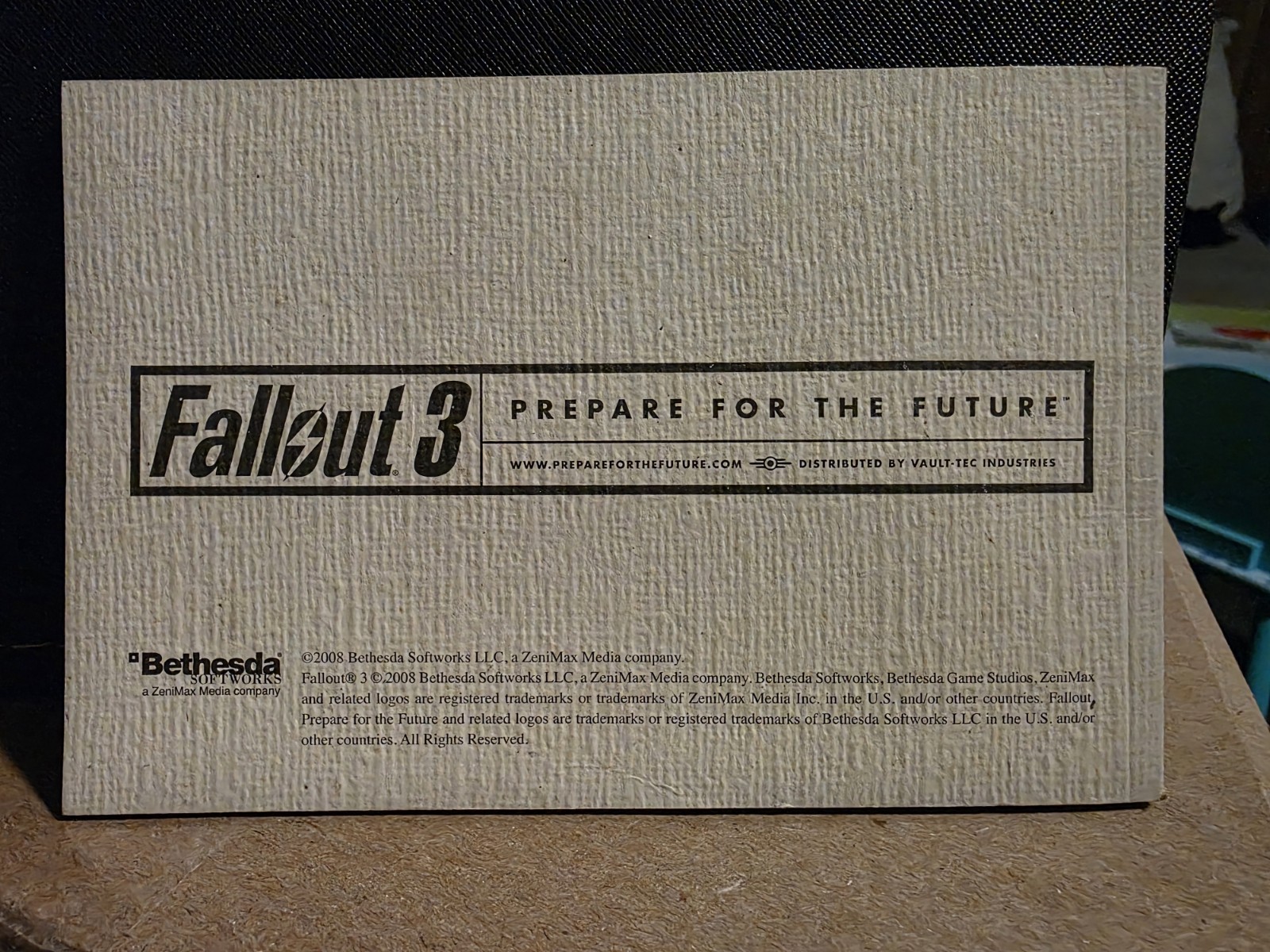 Fallout 3 Vault Dweller Survival Guide Pax