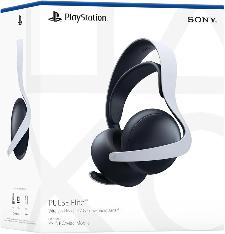 BLACK Sony PlayStation 5 Pulse Elite Wireless Gaming Headset – BLACK