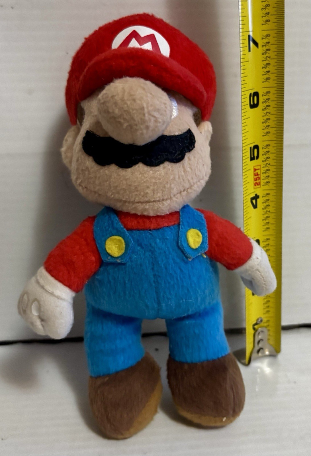 Vintage Nintendo Super Mario Bros. Keychain 7″ Plush Backpack Clip Fast Shipping