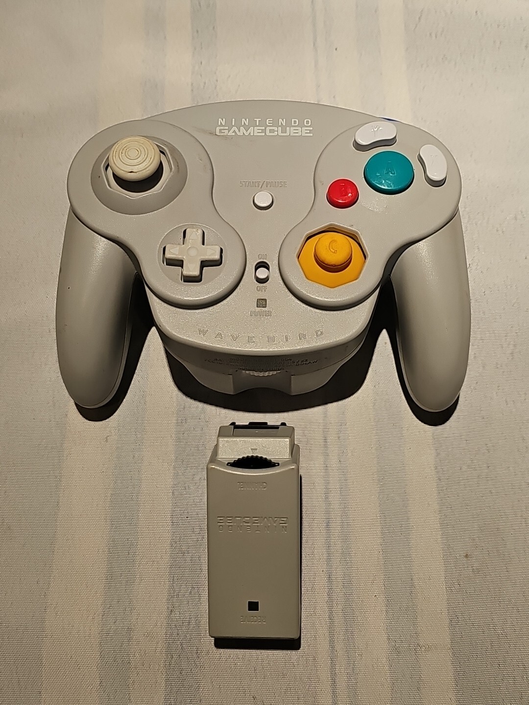 Nintendo Gamecube Wavebird Gray Wireless Controller (w/ Receiver) free shipping