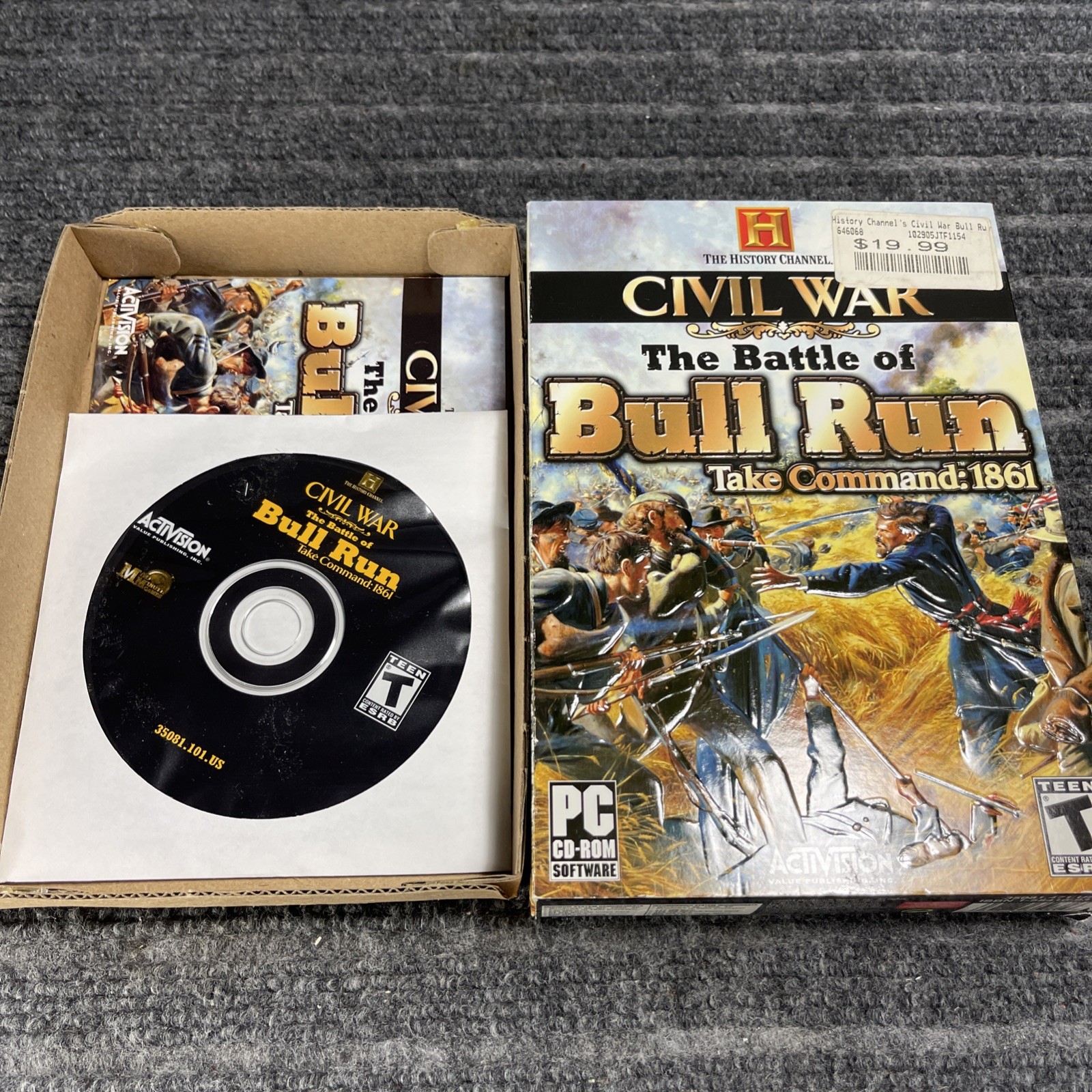 History Channel: Civil War The Battle of Bull Run Take Command 1861 PC GAME