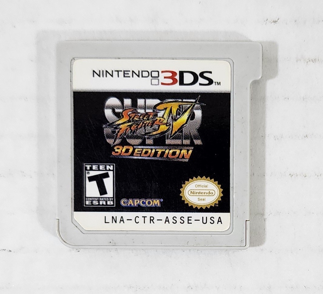Super Street Fighter IV For Nintendo 3DS, 3D Edition, Complete In Box