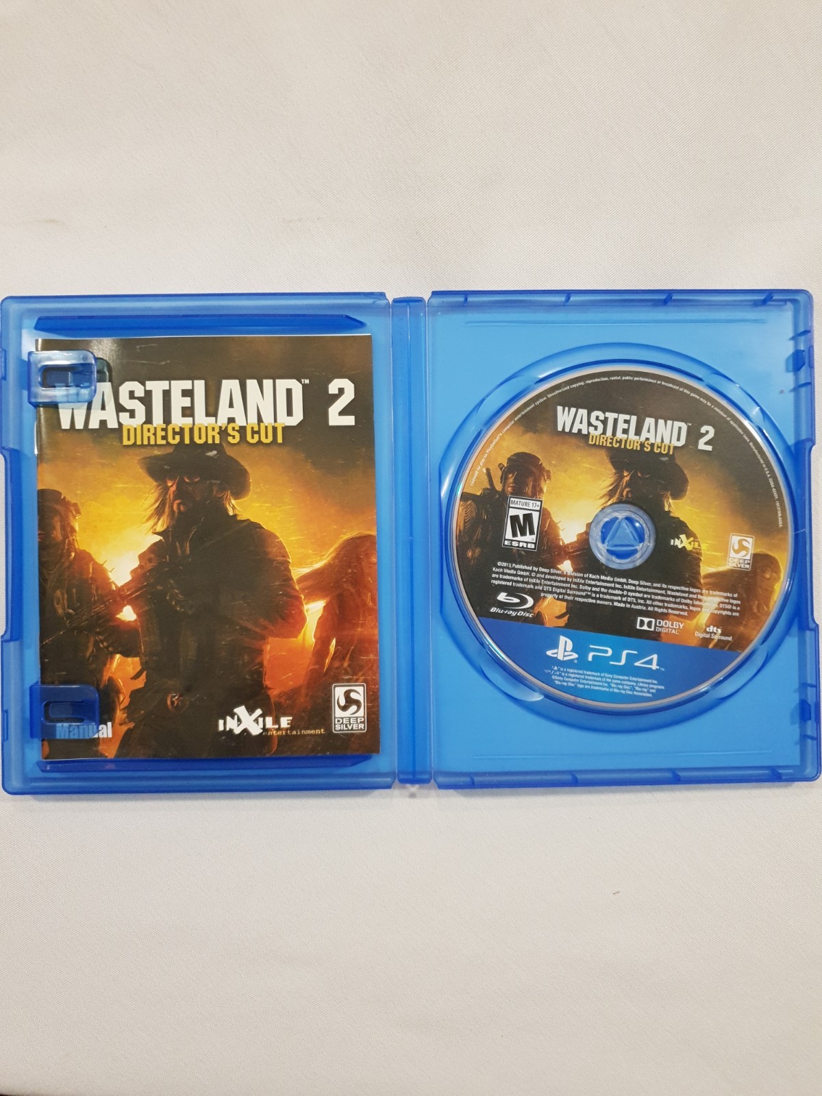 Deep Silver Wasteland 2 Director’s Cut PS4 2015 M NTSC-U/C Manual Remote Play