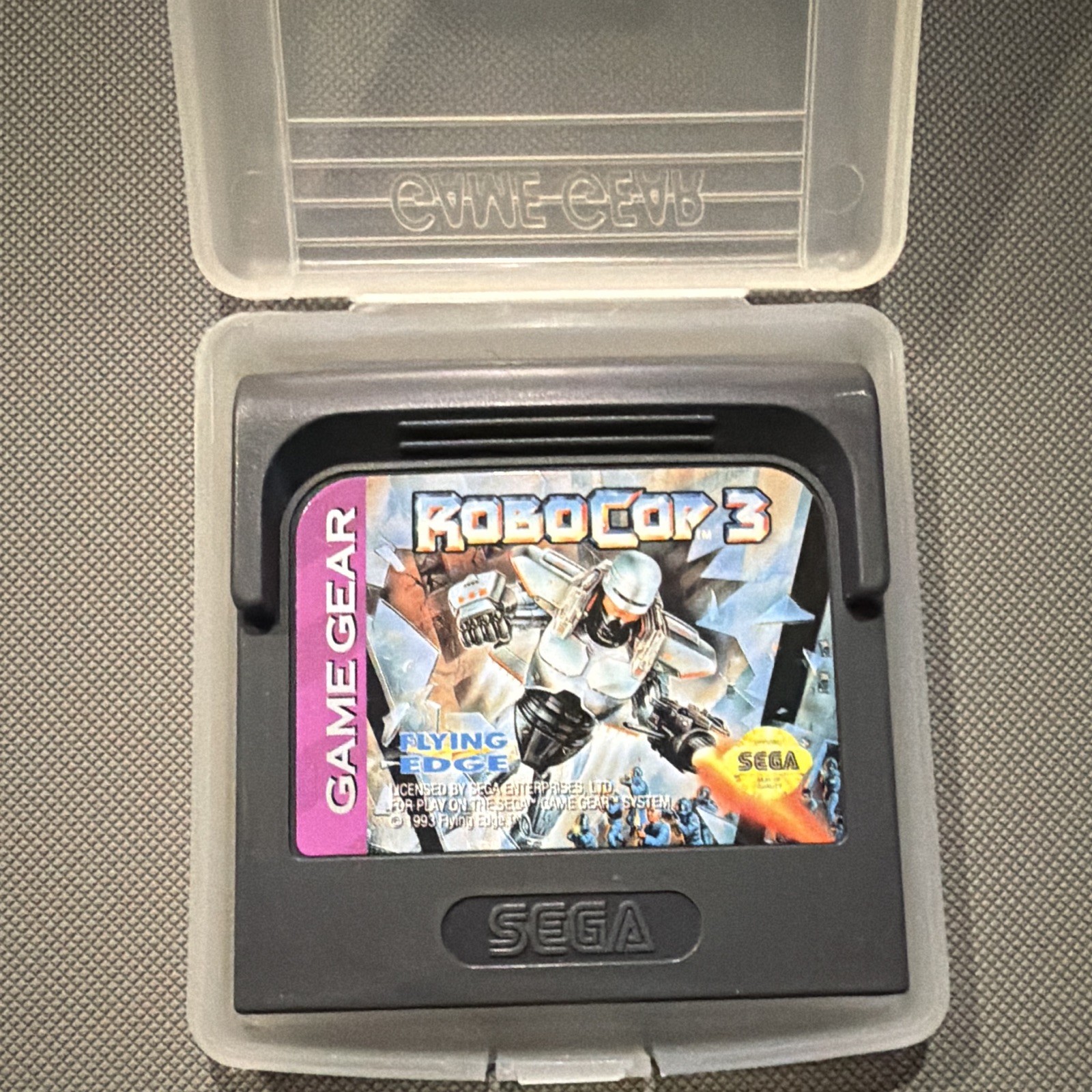 Flying Edge RoboCop 3 Sega Game Gear Game Cartridge 1993 RoboCop Series