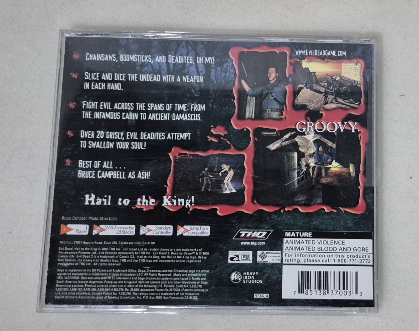 Evil Dead: Hail to the King Dreamcast DC CIB Complete + Manual