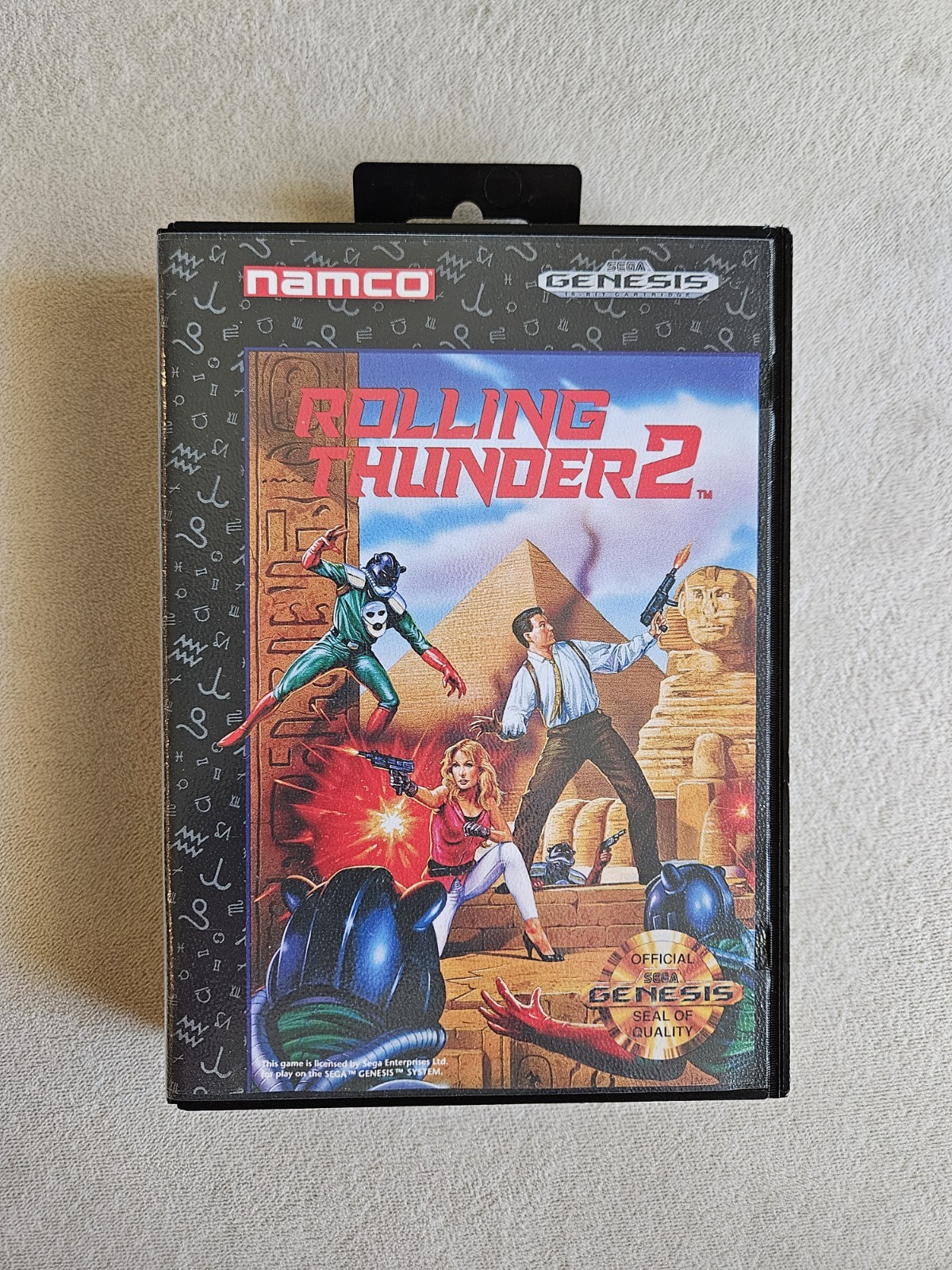 ROLLING THUNDER 2 SEGA GENESIS COMPLETE IN BOX VERY GOOD CONDITION