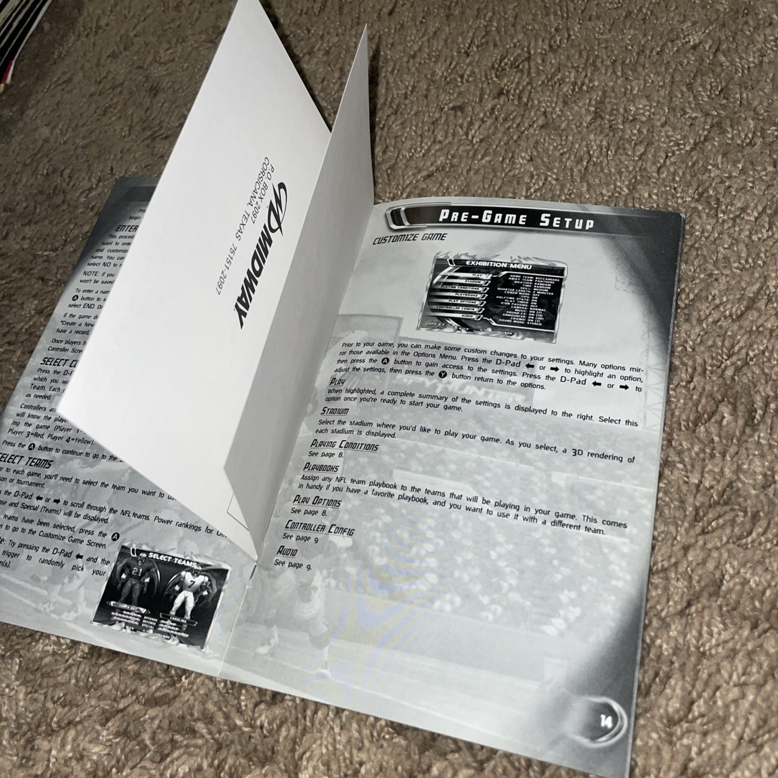 NFL Blitz 2003 Original Xbox REPLACEMENT MANUAL ONLY American Football Rare OOP