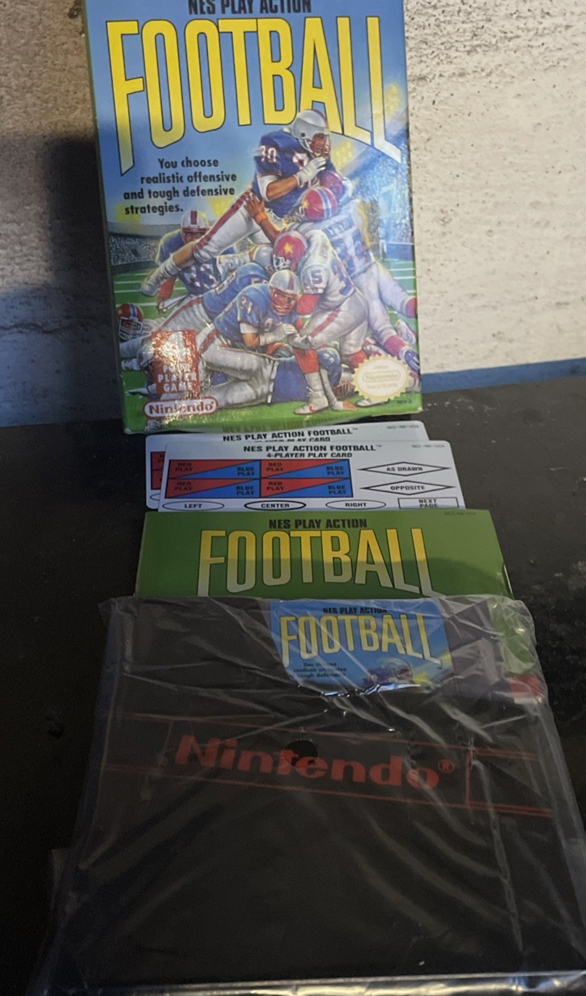 Nes Play Action Football (Nintendo NES) NEW Factory Sealed 1990