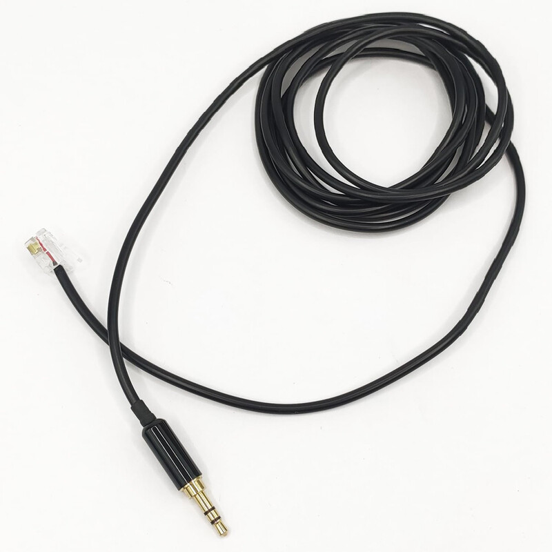 For Fanatec Handbrake 3.5mm jack to RJ12 Cable Connect Clubsport Wheel Base