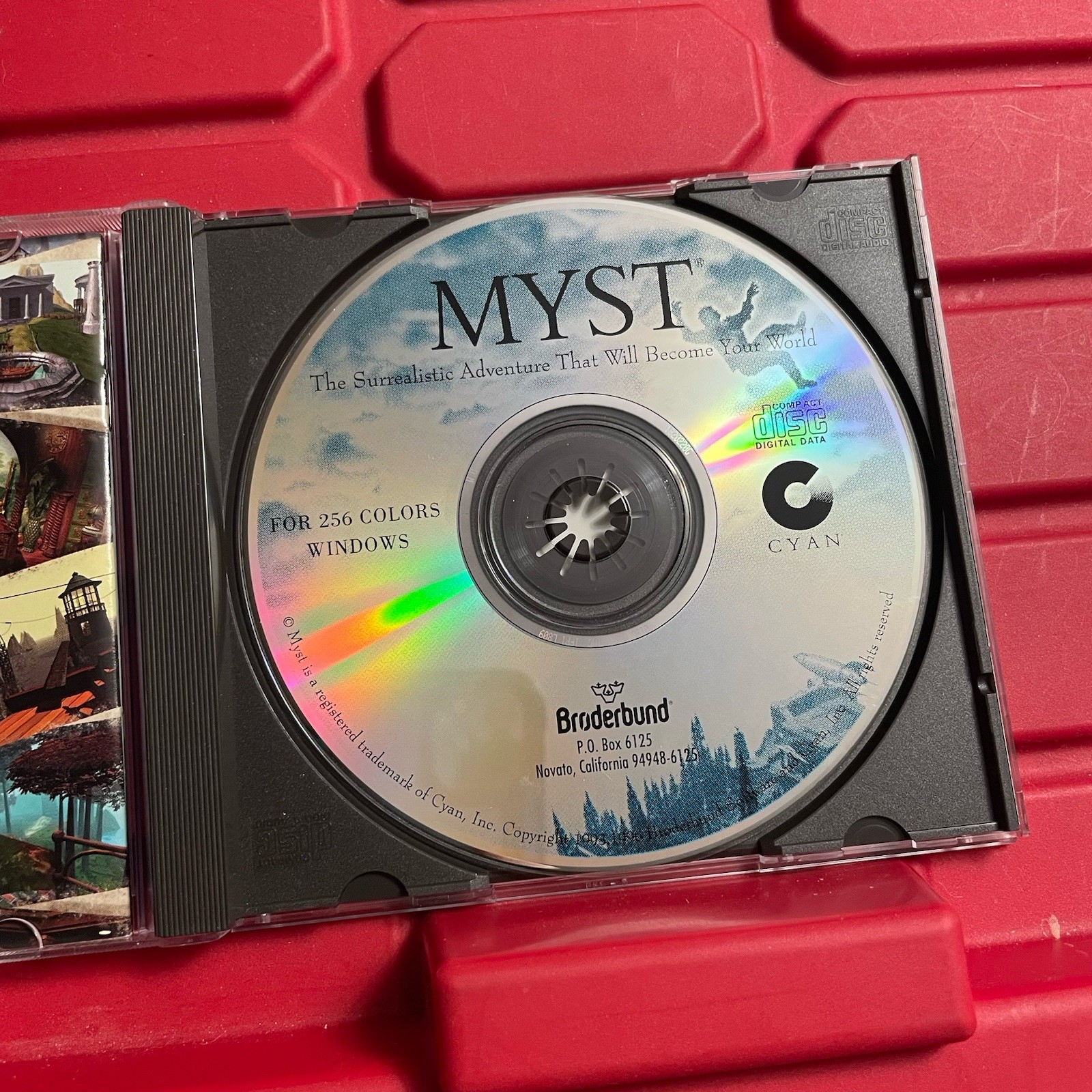 Myst Windows PC CD Disc With Users Manual Windows 95 Pre Owned Vintage 1994