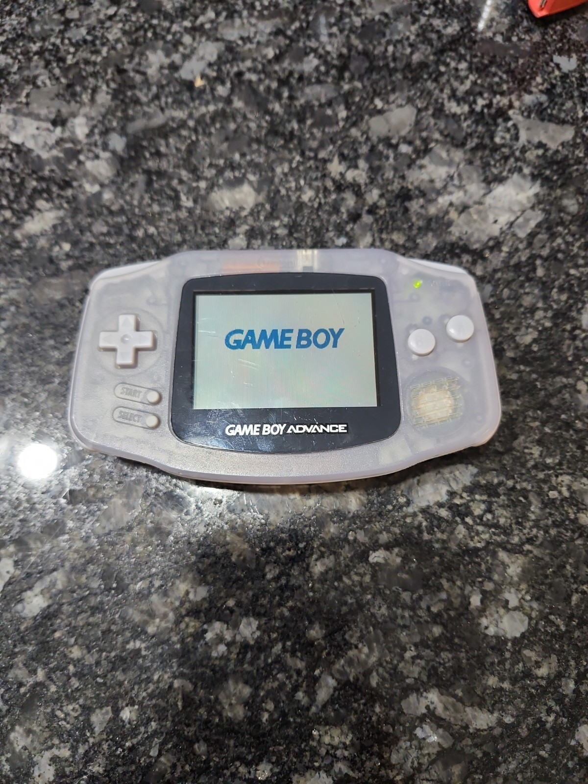 Nintendo Gameboy Advance Glacier AGB-001 *Tested*