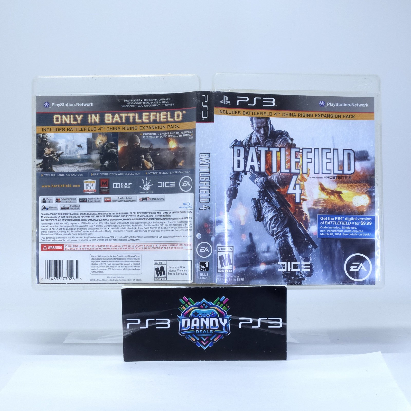 Battlefield 4 PS3 CIB W/ Manual – PlayStation 3