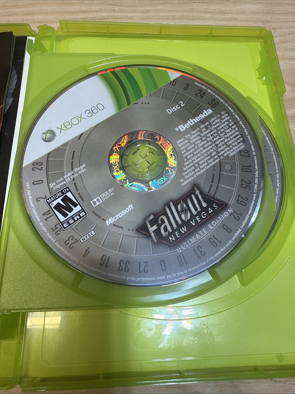 Fallout: New Vegas — Ultimate Edition (Xbox 360, 2012) CIB Verified Working