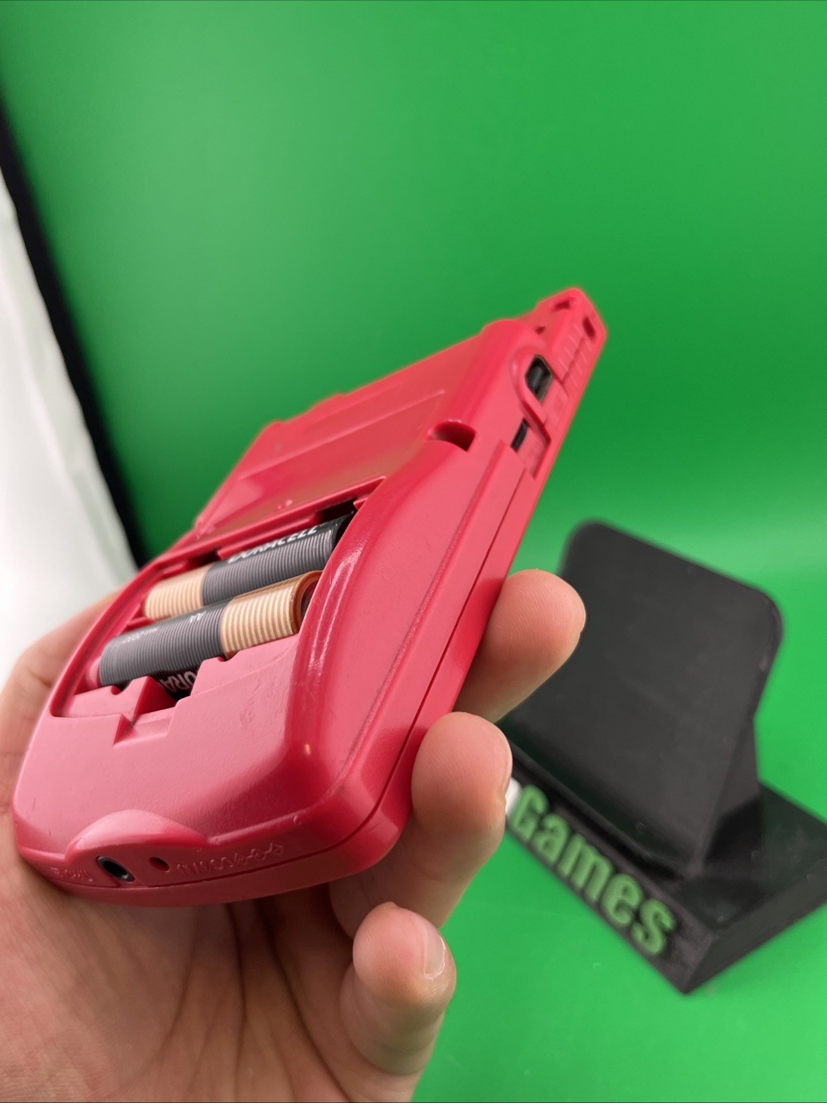 Nintendo GameBoy Color GBC Berry Red Handheld Console CGB-001 Tested (T37)