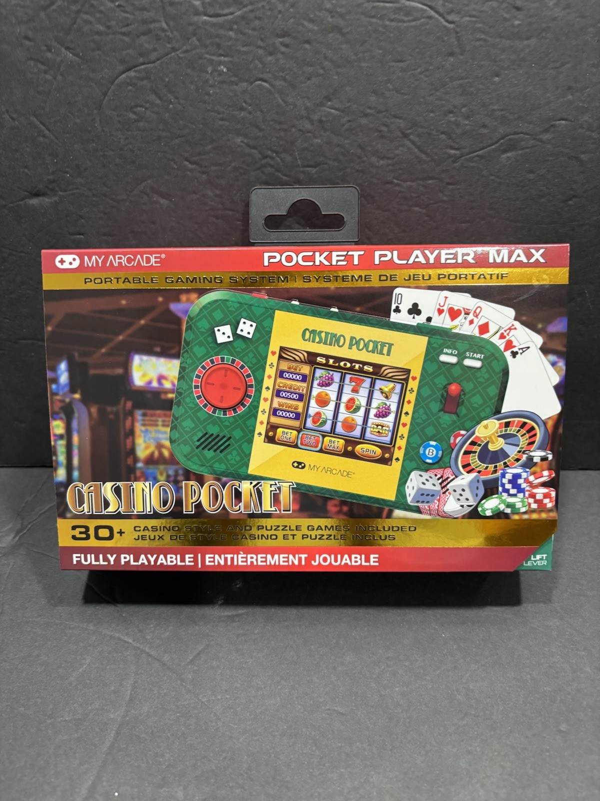 My Arcade Casino Pocket Player Max 30+ Casino Style And Puzzle Games New In Box