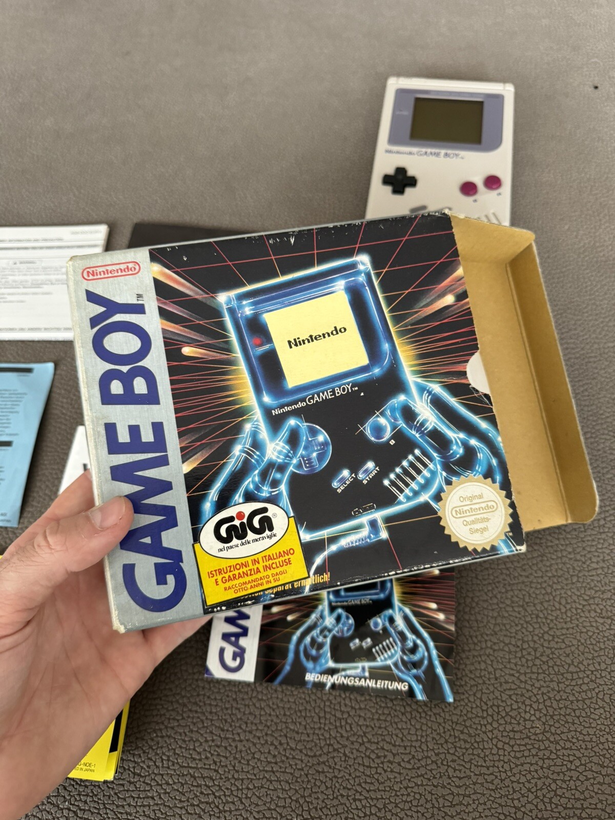 NINTENDO GAME BOY CLASSIC 1989 – 1a EDIZIONE! – GIG ITALIA IMPORT GER – COMPLETO