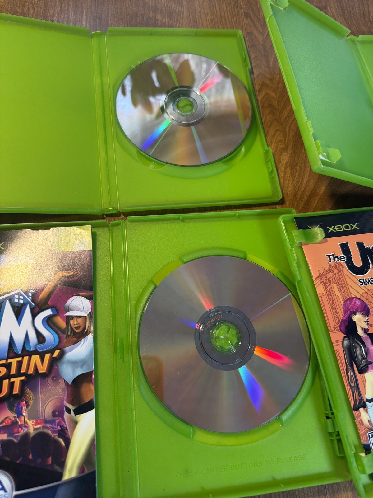 The Sims Original Xbox Game Lot 4 Games – 1 Bustin Out & Urbz Life Simulation