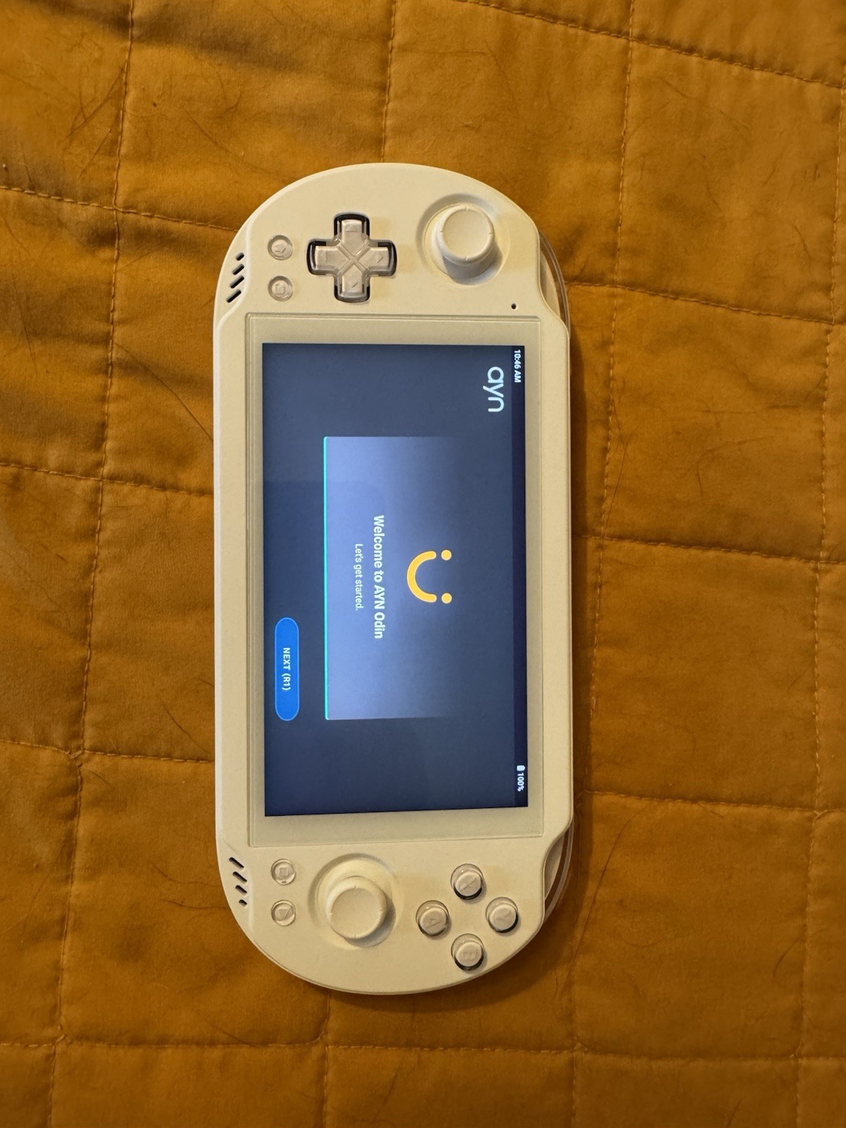 AYN Odin2 Mini Pro White Android Handheld 12+256GB w/ Case CIB – Mint