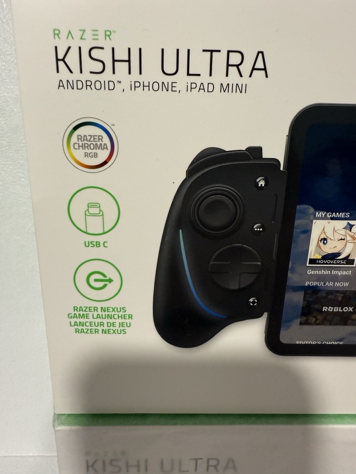 ONE – New Razer Kishi Ultra Mobile Gaming Controller For Android & Apple iPhone