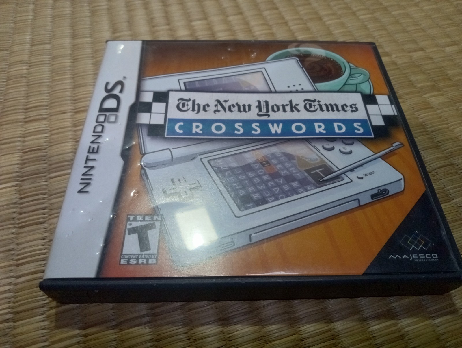 New York Times Crosswords (Nintendo DS, 2007) CIB manual, game, artwork,