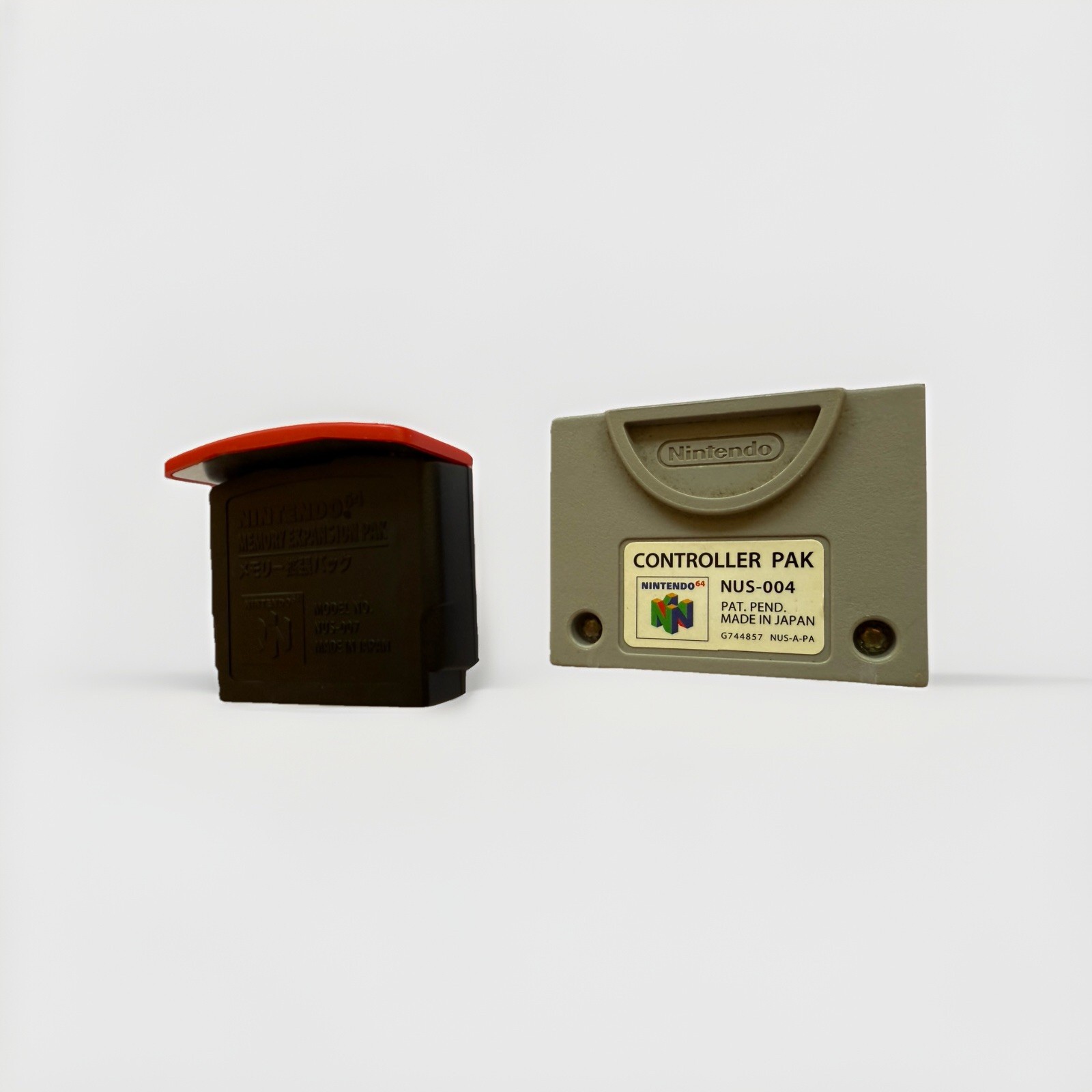 Nintendo 64 Expansion Pak + Controller Pak Bundle N64 NUS-007 NUS-004 Official