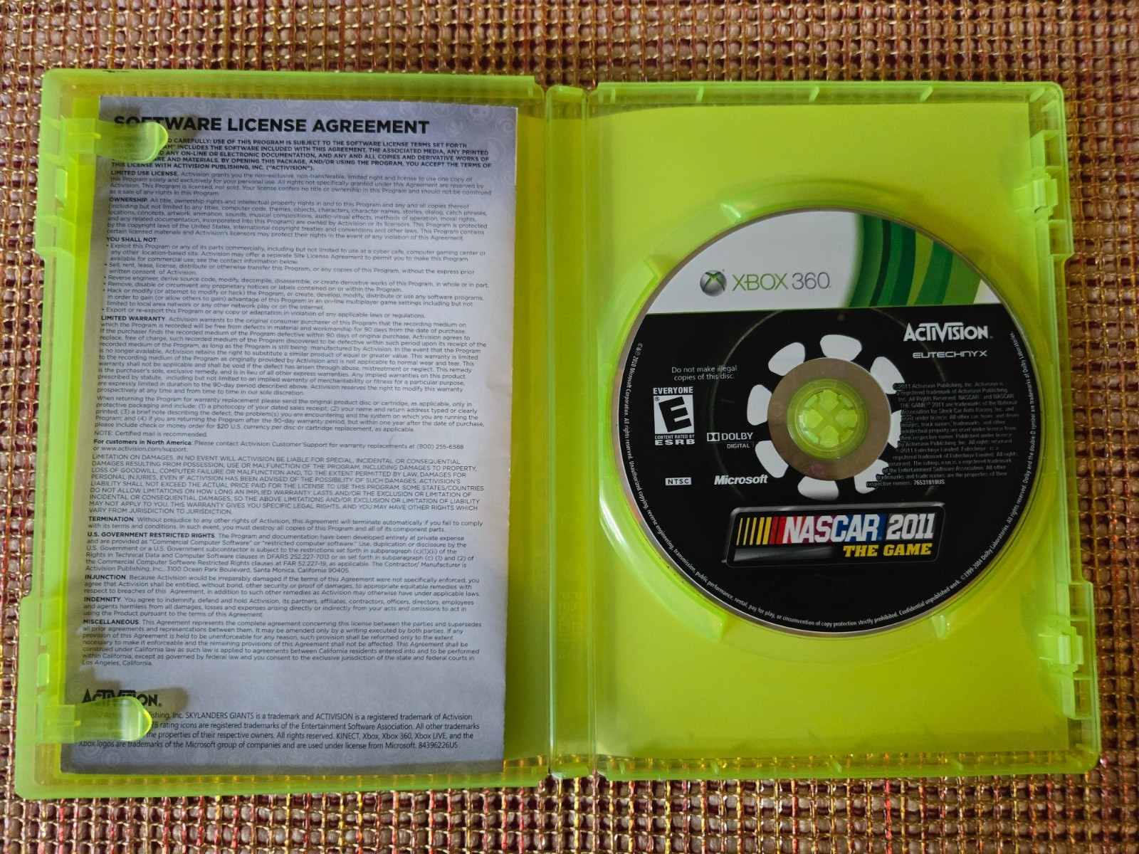 NASCAR 2011: The Game (Microsoft Xbox 360) TESTED