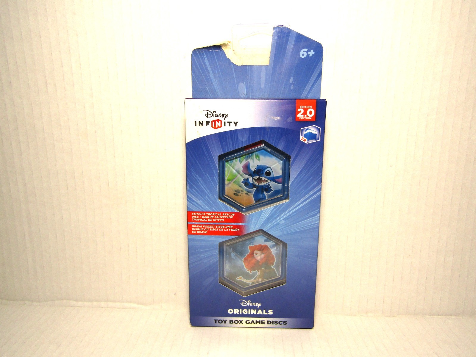 Disney Infinity 2.0 Disney Originals Toy Box Game Discs Stitch & Merida – NEW