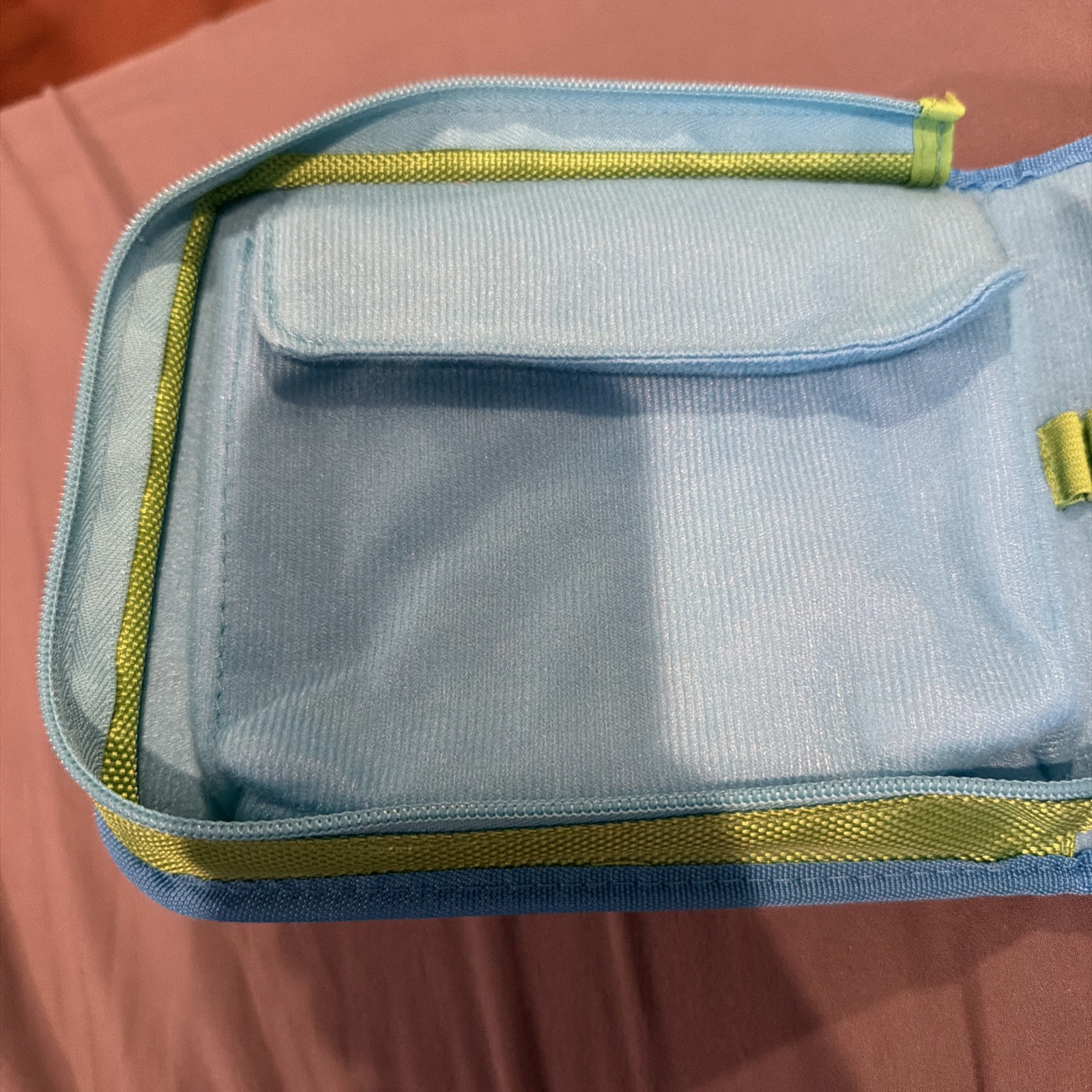 Animal Crossing Padded Zippered Travel Carrying Case for Nintendo DS Blue