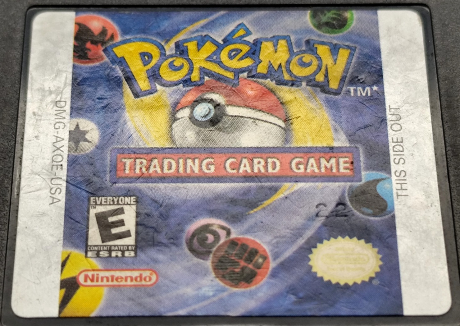 Pokemon Trading Card Game (Game Boy Color GCB, 2000) COMPLETE CIB Authentic Dry