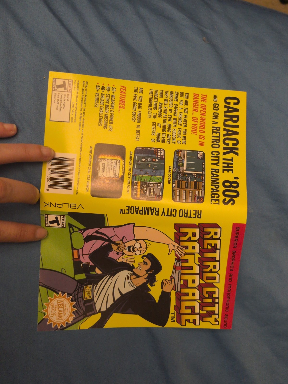 Retro City Rampage: DX Collector’s Edition (Nintendo Switch) SEALED