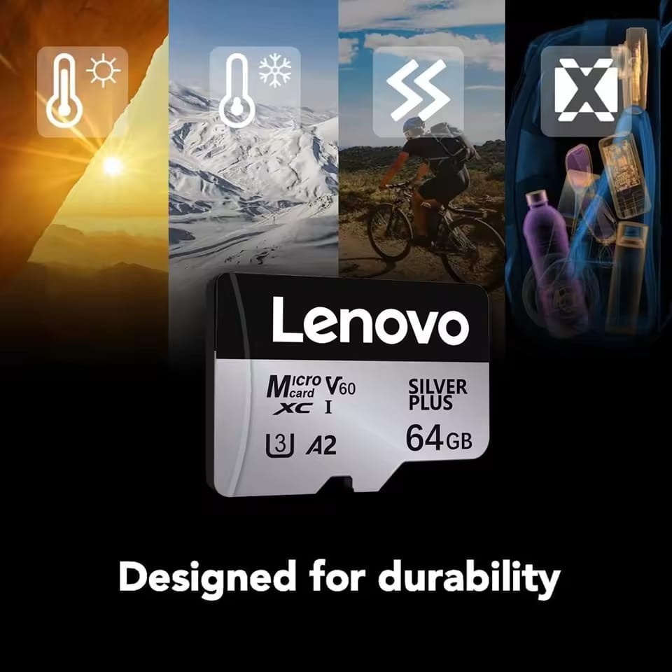 LENOVO 1TB 512GB 256GB 128GB Micro TF SD Card High Speed Class Flash Memory
