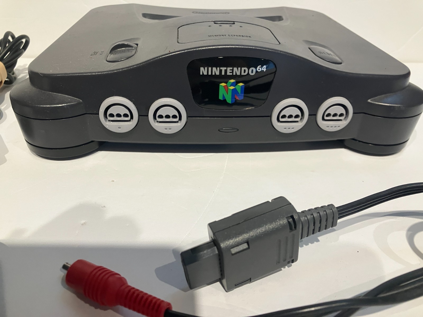 Nintendo 64 Box w/ Controller / 6ft. Power Supply/ AU Cable-TESTED !