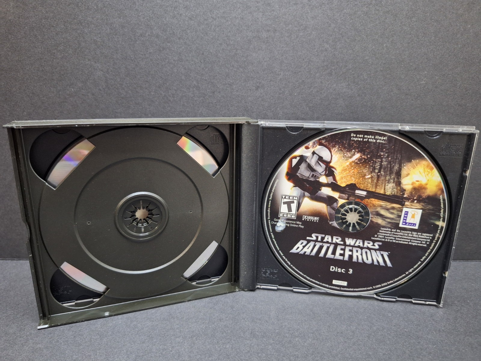 Star Wars: Battlefront 1 (PC, 2004) Original Game 3 CD Set GOOD