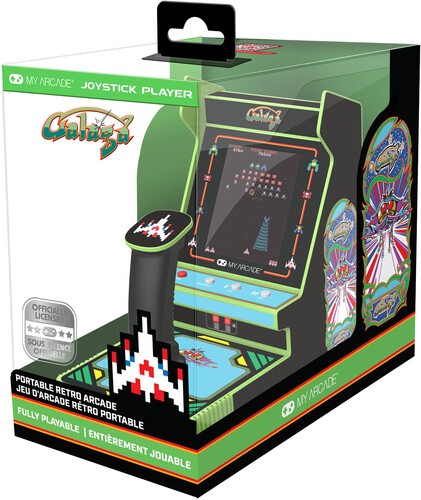 My Arcade DGUNL-7000 Joystick Player Galaga/Galaxian Portable Retro Arcade (2 GA