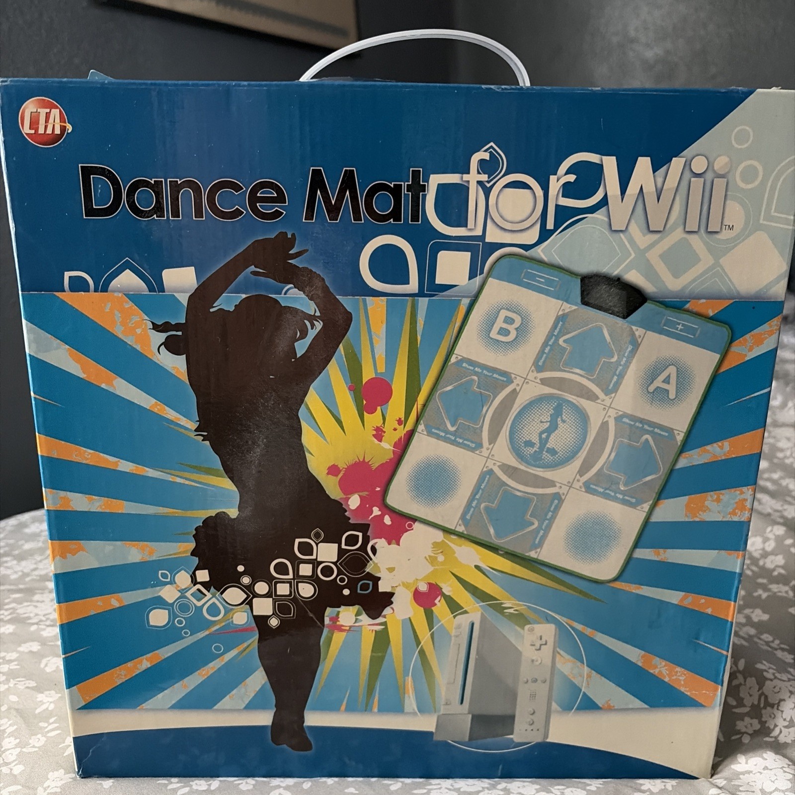 Wii Dance Pad Mat Wi-DM Dance Dance Revolution In Box. Tested Works