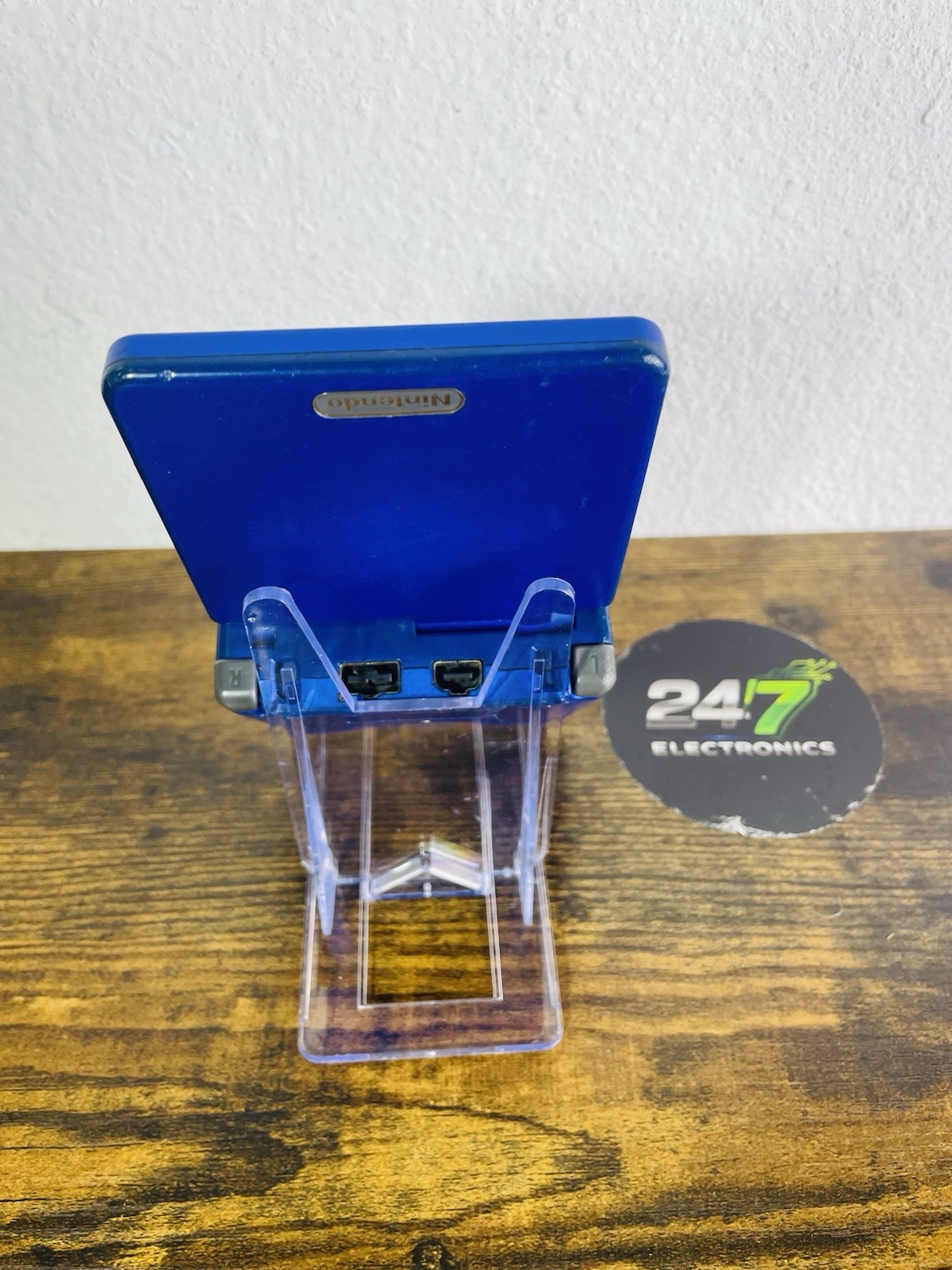 Gameboy Advance SP 001 Nintendo Cobalt Blue Advance Handheld TESTED READ DEFECT