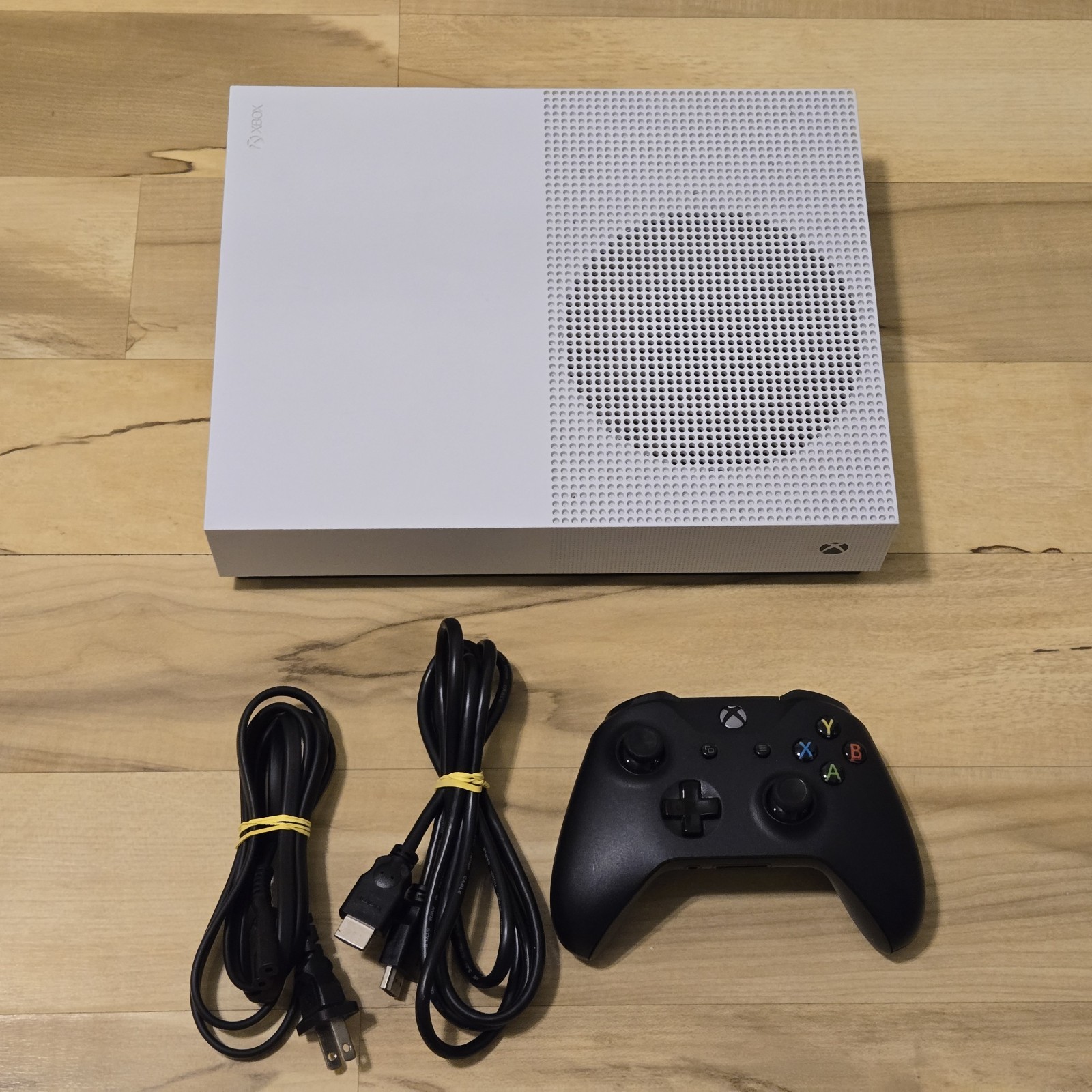 Microsoft Xbox One S All Digital Edition White Console 1TB w/ Controller & Cords