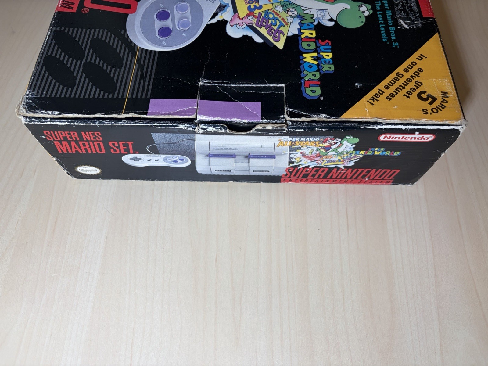 Super Nintendo SNES Console Super Mario All Stars – Complete – Mint Condition