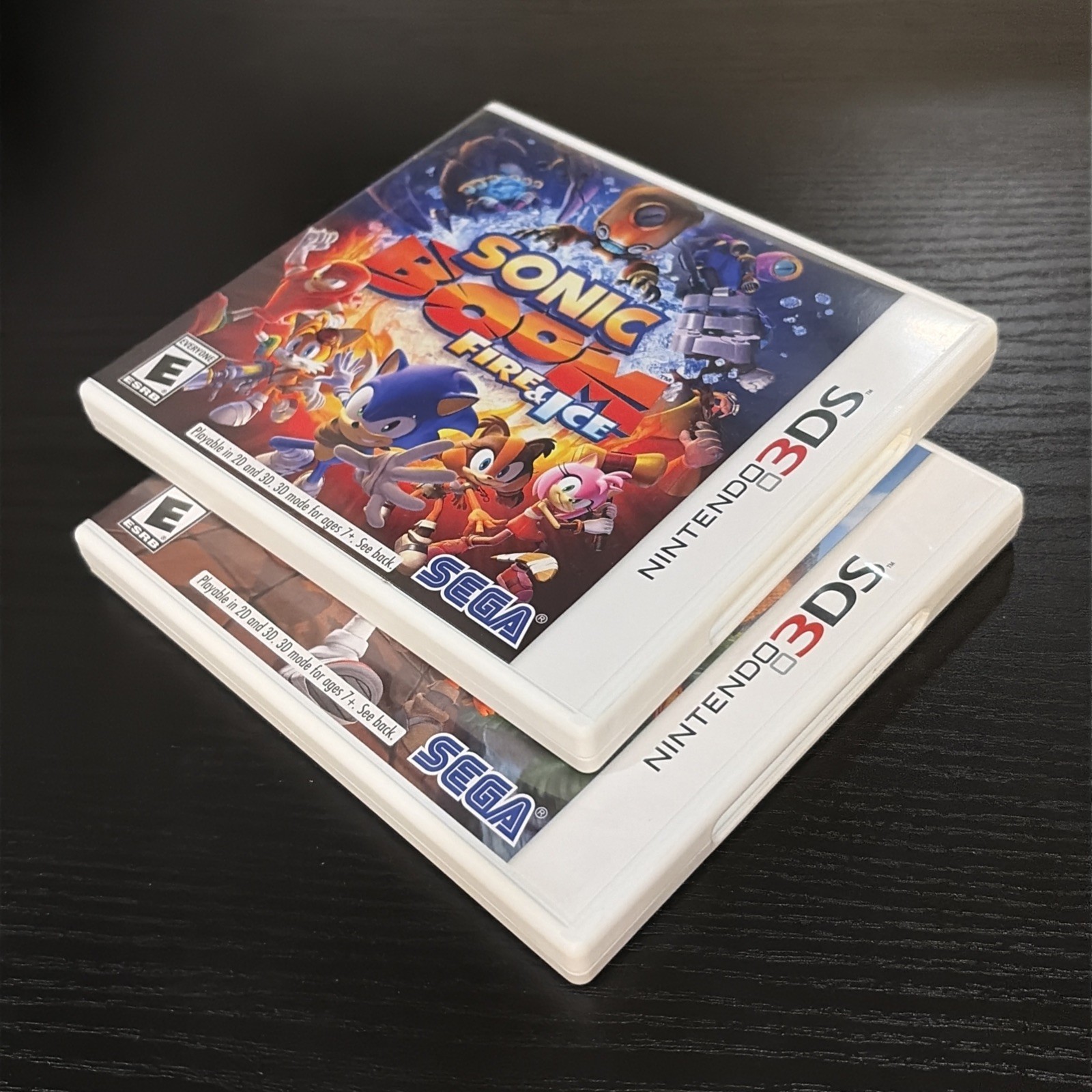 Sonic Boom: Shattered Crystal + Fire Ice Bundle Nintendo 3DS – Lot Tested Cases