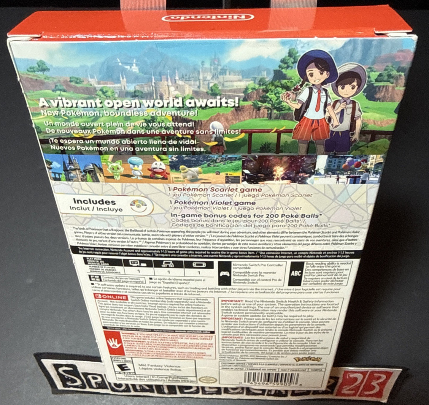 Pokemon – Scarlet & Violet Double Pack (Nintendo Switch, 2022) Brand New Sealed