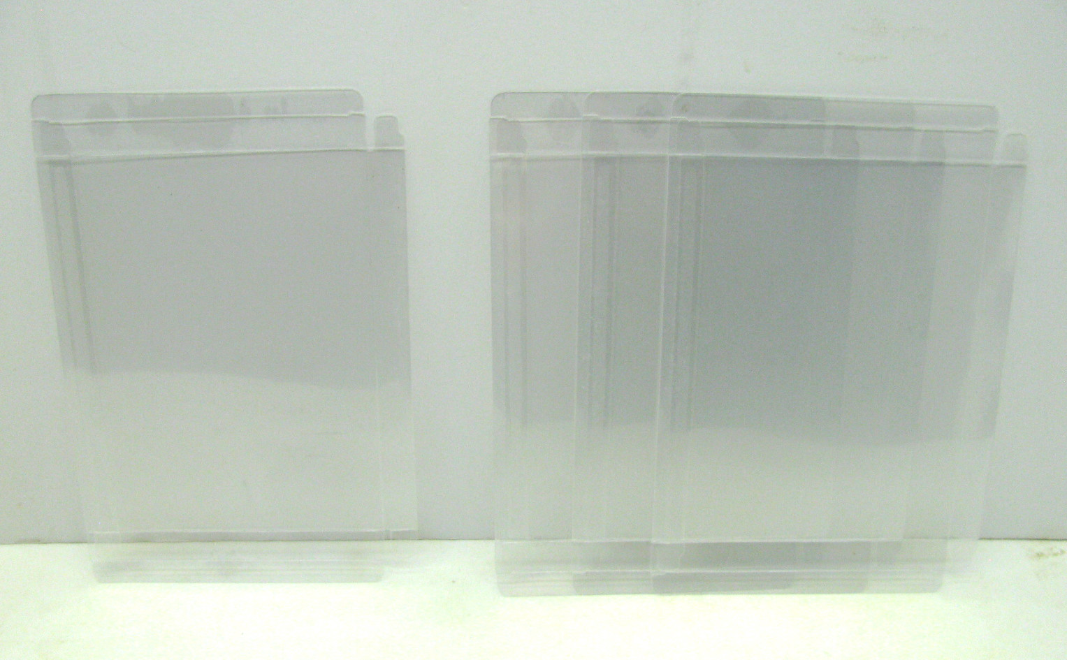 10X SONY PLAYSTATION PS4 CIB GAME -CLEAR PLASTIC PROTECTIVE BOX PROTECTORS CASE