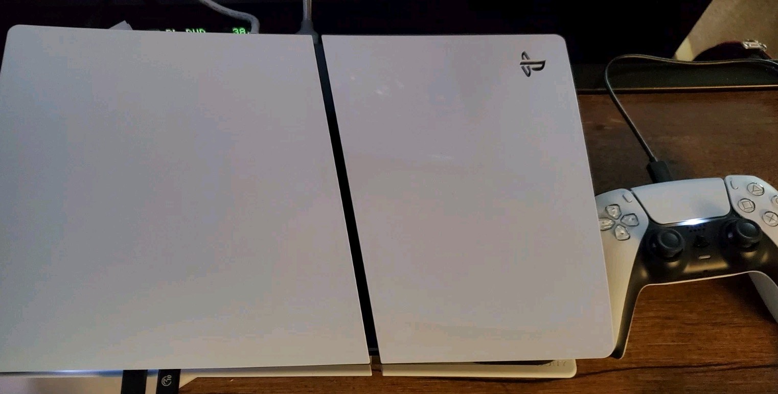 Sony PlayStation 5 PS5 Slim White BD Disc 1TB CFI-2015 10.01 FW Bundle PLS READ
