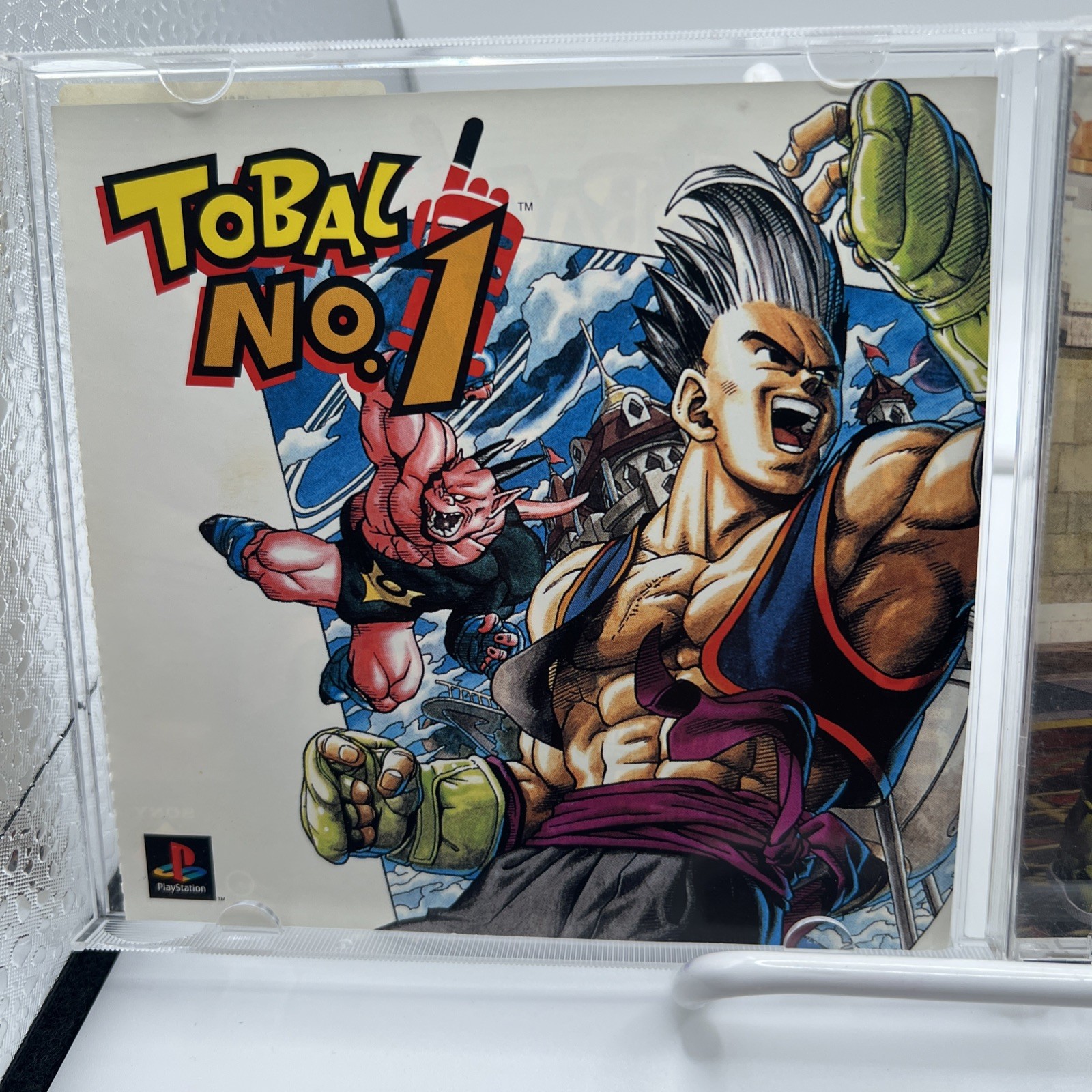 Tobal No. 1 (Sony PlayStation 1, PS1) CASE AND Cover Art Only *NO GAME