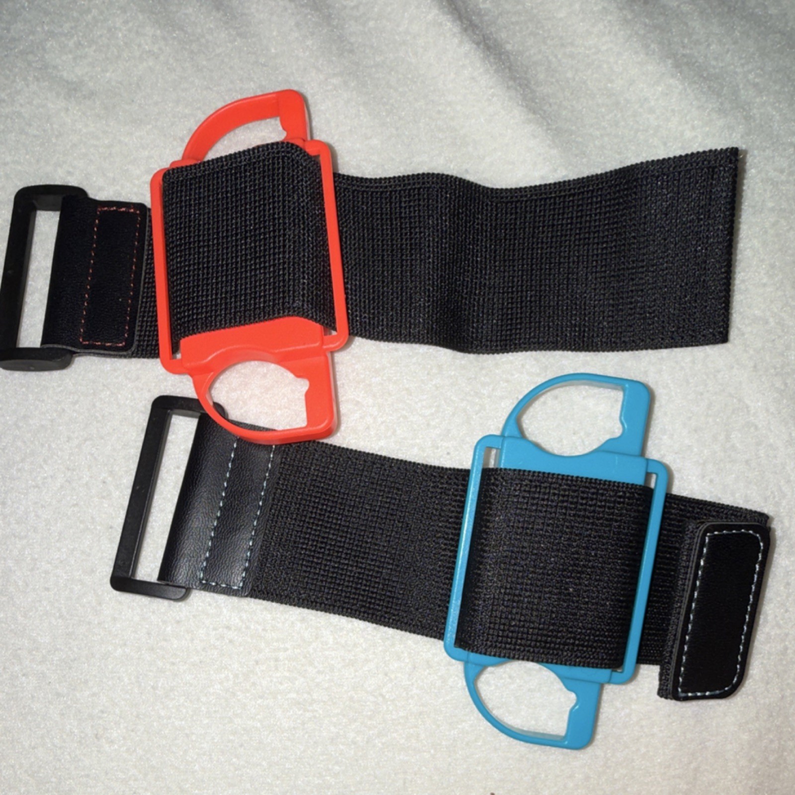 Red Blue Black Controller Attachment Straps for Nintendo Switch Clips On