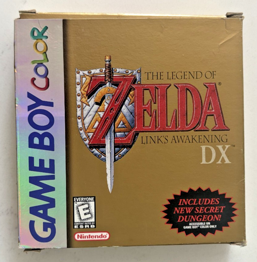 Legend of Zelda: Link’s Awakening DX (Game Boy Color) CIB. Very Rare!