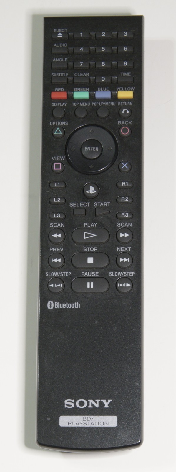 Sony PS3 BD/Playstation 3 Blu-Ray Remote Control CECHZR1U with Battery Cover