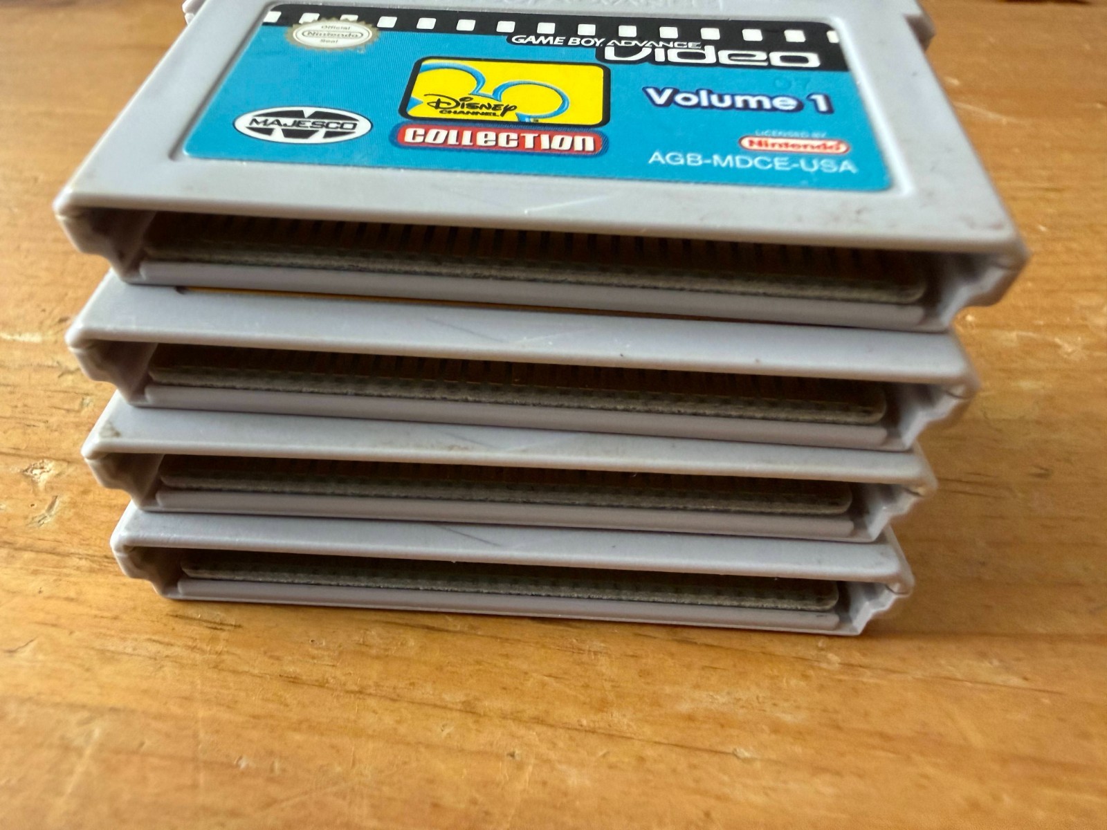 GBA Video Lot of 4: Pokemon, Disney Volume 1, SpongeBob 1 & 3 – TESTED, No Cases