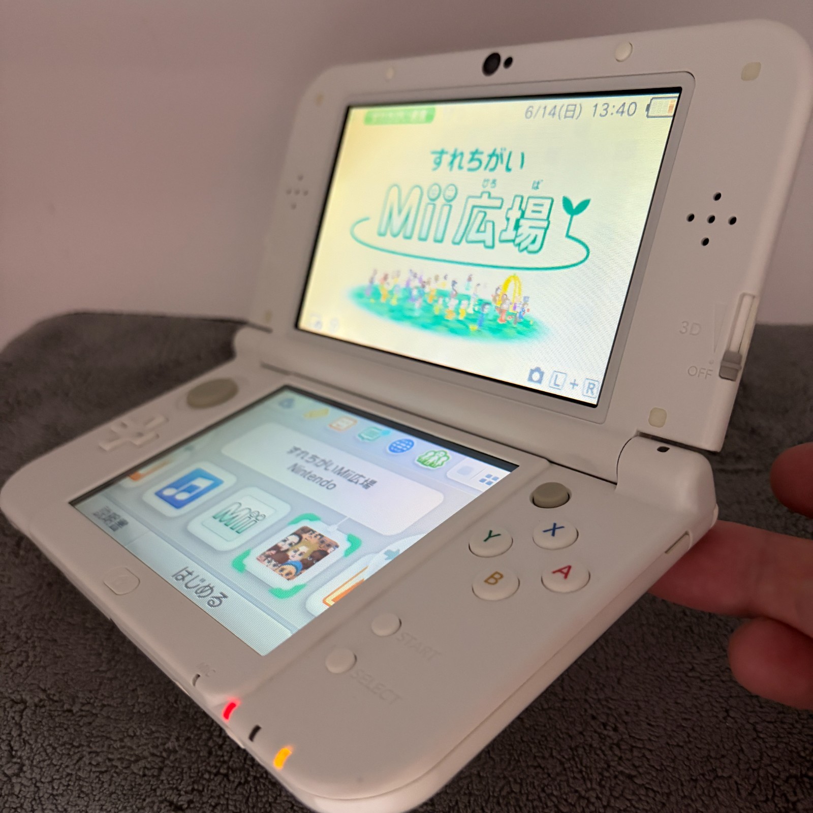 【Excellent5】Nintendo NEW 3DS LL XL Pearl White System Used Game Console From JP