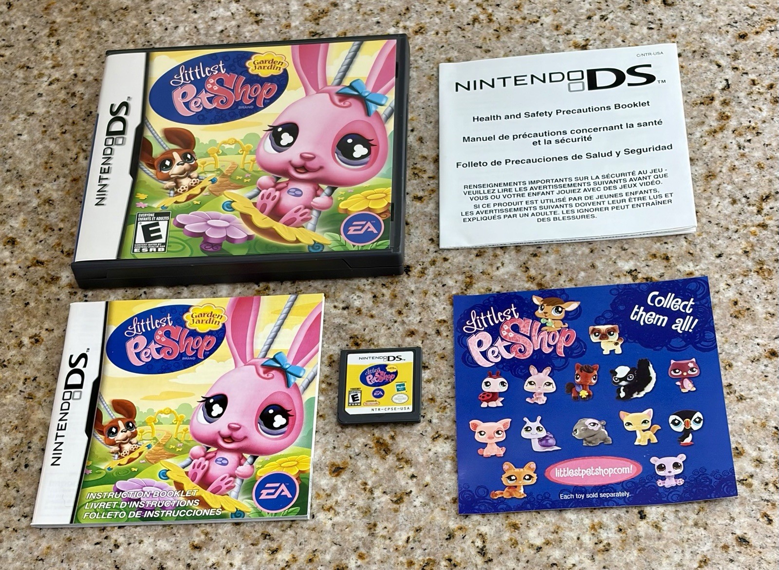 Littlest Pet Shop: Garden Jardin – Nintendo DS Complete Game! – Tested/Works