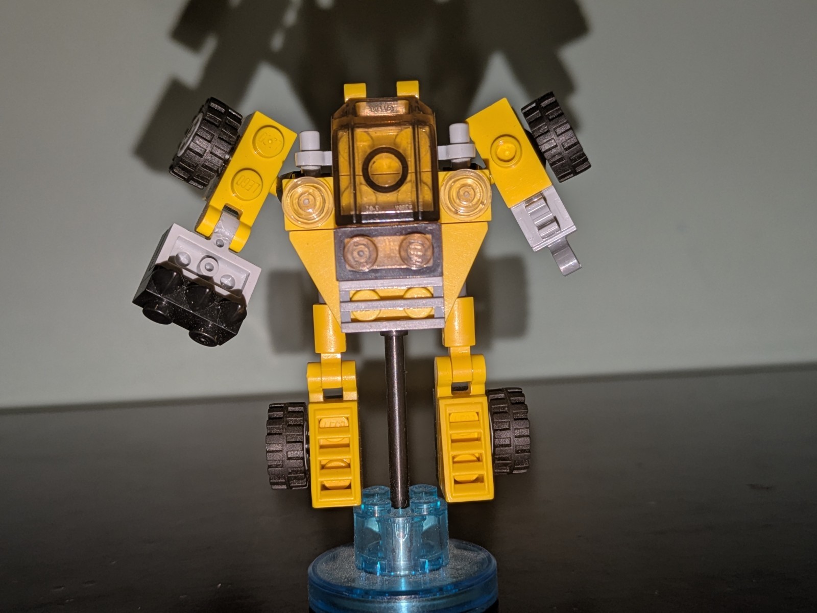 LEGO Dimensions Emmet Tag/Disc Base w/ Buildable Mech Yellow Vehicle 71212